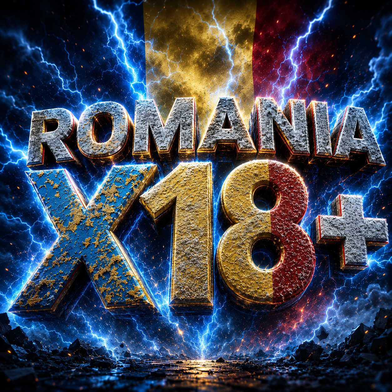 ROMANIA X 18+ Logo
